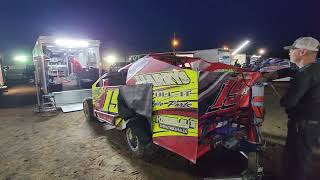 Brett Kressley 19K crew getting the Modified ready for feature time 6282024 [upl. by Hawley]