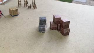 Scale Model Scenery Vlog 8  New Design Office AX030OO Red Brick Loads Ladders amp More [upl. by Rickart460]