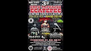 3°Expo Tatuajes Ecatepec 2018 bandas día viernes 20 julio [upl. by Duj]