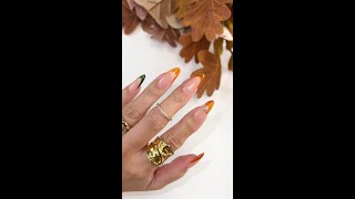 Velvety Pumpkin Nails ✨💅🎃 [upl. by Fraser]