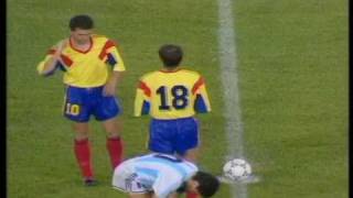 World Cup ITALY 1990  Argentina Vs Romania 11 Part II [upl. by Ruff]