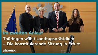 Thüringer Landtag Fortsetzung der konstituierenden Sitzung in Erfurt  280924 [upl. by Jsandye]