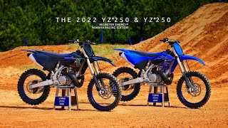 Introducing Yamaha’s raceready 2022 YZ250 amp YZ250 Monster Energy® Yamaha Racing Edition [upl. by Gabby251]