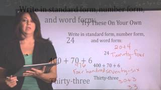 Numbers in Standard Form Word Form and Expanded Form MASTER [upl. by Enyt]