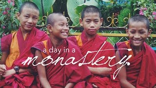 A day in my life in a buddhist monastery  Nepal vlog 2016 [upl. by Artur242]