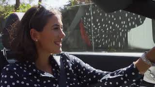 Garbiñe Muguruza drives with La Bamba [upl. by Aihtennek]