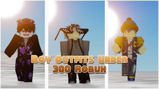 20 BOY OUTFITS UNDER 300 ROBUX [upl. by Papst]