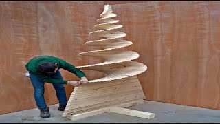 DIY Wooden Christmas Tree [upl. by Aveline431]