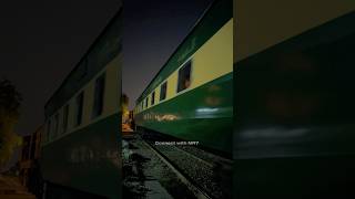 Night View 🌙 of Rehman Baba Express shorts pakistanrailways train foryou ytshorts fyp [upl. by Temirf]