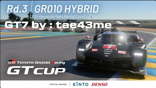 GT7 TOYOTA GAZOO Racing GT Cup 2024 Rd3 24Heaures de Mans Racing Circuit GR010 HYBRID21 [upl. by Ayotnom]