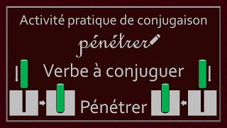 Conjugaison des verbes  Verbe Pénétrer [upl. by Callery44]