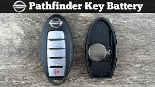 NISSAN PATHFINDER Remote Key Fob Battery Replacement 2019  2024 DIY How To Replace Change Batteries [upl. by Napier]