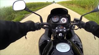 Honda CBF 125 2013 GoPro DRAGTEST vs Suzuki 600 Bandit [upl. by Almap956]