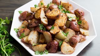 Roasted Red Potatoes with Garlic Rosemary amp Parmesan [upl. by Janelle591]