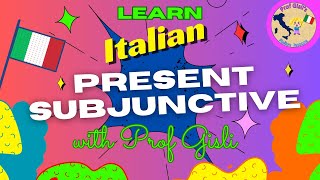 Italian PRESENT SUBJUNCTIVE Conjugated forms and examples [upl. by Tenney]