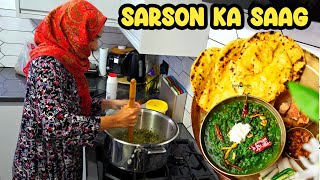 Sarson ka Saag And Stuffed Pratha Wife Made [upl. by Bergeron]