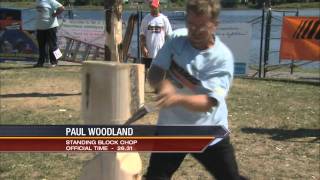 Lumberjack Championship St Stephen New Brunswick Part 2 [upl. by Farny]