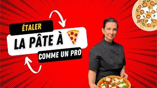 Comment étaler une pâte à pizza  sans rouleau et à la main  Méthode facile  Méthode Pizzaiolo [upl. by Yeltnarb]