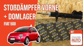 Wie Fiat 500 Stoßdämpfer vorne wechseln ➿ [upl. by Kit858]