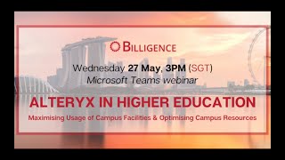 Campus Utilisation amp Optimisation in Alteryx Webinar May 2020 [upl. by Mika692]