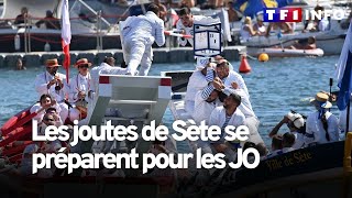 Les joutes de Sète se préparent pour les JO [upl. by Haduj]