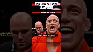 Tom Aspinalls top UFC goats ufc mma boxing [upl. by Thora739]