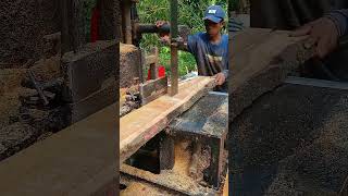 Merajang Kayu Lamtoro‼️Gergaji Bandsaw Rakitan [upl. by Weylin]