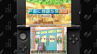 Picross 3D Round 2  75 Minute Playthrough 3DS [upl. by Mariande]