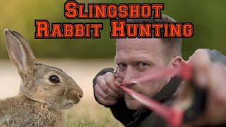 Catapult  Slingshot Rabbit Hunting and Snaring [upl. by Lyrrad714]