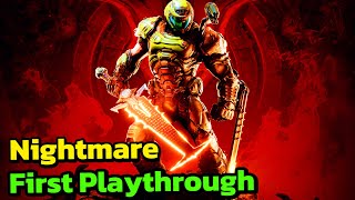 Doom Eternal DLC First Playthrough Nightmare Ancient Gods [upl. by Weslee]