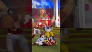 Taylor Swifts SHOCKED Reaction to Travis Kelce’s Fall 😱🏈 [upl. by Atinaej417]