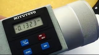 MITUTOYO 0  2quot Digimatic Micrometer Head 164162 JAPAN [upl. by Aserret]