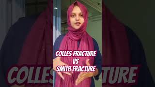 COLLES FRACTURE vs Smith FRACTURE fracturemanagement fracturephysiotheraphy physiotherapy [upl. by Redna]