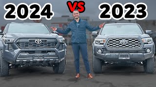 Toyota Tacoma 2023 vs 2024 Whats Different Interior Exterior and More [upl. by Hali]