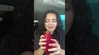 Eating a chamoy pickle kit for first time chamoypickle takis trending viralvideo [upl. by Ayirp]