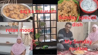 Mera Sunday ka din ☺️ husband ki demand per banaya taharivlogs dailyvlog khwahishonkajahan [upl. by Geordie442]