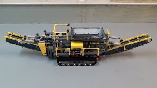 LEGO Technic 42055 Bucket Wheel Excavator quotC Modelquot MOC  RC Aggregate Processing Plant [upl. by Fenelia]