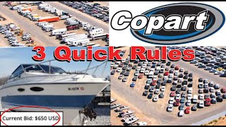 3 MUSTHAVES to enter a COPART Auction Yard [upl. by Dana]