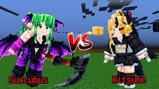 Succubus vs Kitsune  Minecraft Mob Battle [upl. by Behl]