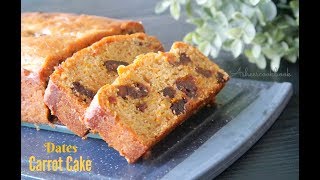 Eggless Dates carrot cake [upl. by Anerres]