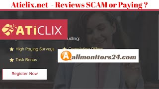 aticlixnet Reviews Scam Or Paying [upl. by Greerson]