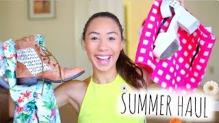 HUGE Summer Haul Topshop Forever 21 Urban Outfitters ect  MyLifeAsEva [upl. by Urbai262]