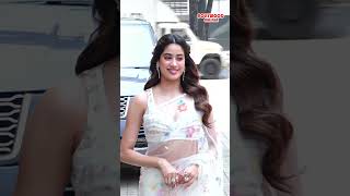 Janhvi Kapoor Sizzles in Saree  Bollywood Glamour [upl. by Narahs470]