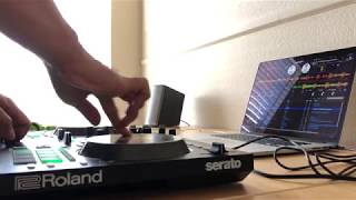 Practice mix on Roland DJ202  Serato [upl. by Izabel]