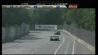 Franck Montagny win in ALMS round 9 at Detroit [upl. by Roland]