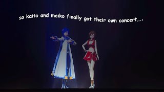 so kaito and meiko finally got their own concert。。。 [upl. by Charlene]