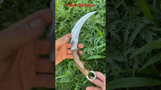 Making a Karambit Knife From Plow [upl. by Altis641]