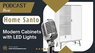 Modern Cabinets with LED Lights Leading Online Furniture Store [upl. by Shig]