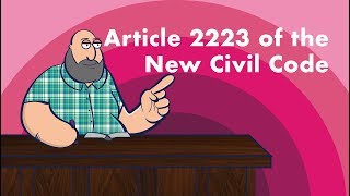 TORTS AND DAMAGES Article 2223 of the New Civil Code [upl. by Enalahs242]