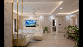 Salarpuria Sattva Greenage 4BHK Luxury Home Interior Design  European Theme  Aishwarya Interiors [upl. by Marrissa]